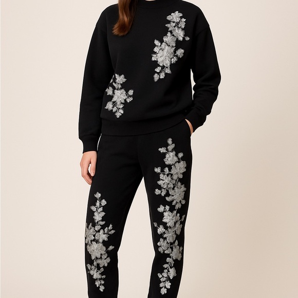 M Signature Label Collection Sweaters - Hand Beaded Knit Sweater Set The Kinrey